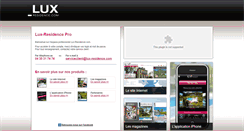 Desktop Screenshot of luxresidencepro.com